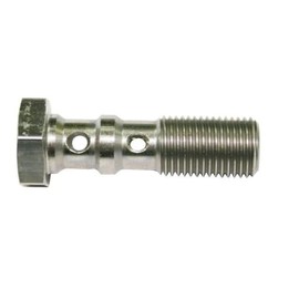 Aeroflow Stainless Steel Double Banjo Bolt M10 X 1.25mm, 30mm Length (AF307-03)