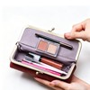 EutDett Leather Makeup Bag, Small Makeup Organizer for Purse Essentials,