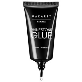 Makartt Pegamento de diamantes de imitación para uñas: pegamento de uñas de gel súper fuerte para dijes de uñas, decoraciones de gemas, arte de uñas d