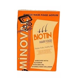 MINOVAL PLUS Biotin Hair Food Serum Thicker,fuller