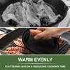 EWFEN Burger Press, 7" Round Heavy-Duty Cast Iron Smash Bacon