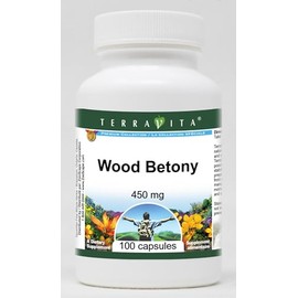 Wood Betony - 450 mg (100 Capsules, ZIN: 511441) - 3 Pack