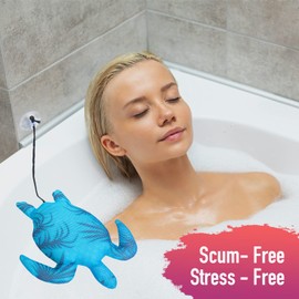 Vanstormy Hot Tub Spa Cleaner Scum Absorber, Excellent Oil Absorbing Sponge for Swimming Pool, Bath Tub, SPA, Absorbs Scum,Oil, Slime and Grimes, Must Have Hot Tub Cleaning Accessories, Turtle