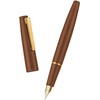 Jinhao 80 - Pluma estilográfica de fibra de carbono cepillada,