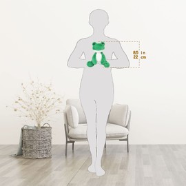 Doindute Classic Green Plush Frog Stuffed Animal Toy, Soft Cuddly Plushie Hugger Toy for Boys & Girls, Birthday Gifts for Kids or Girlfriend, 8.5"