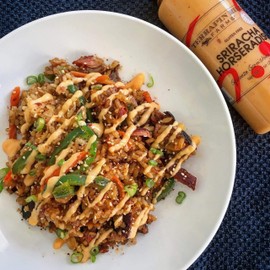 Terrapin Ridge Farms Sriracha Horseradish Garnishing Sauce – Bold & Spicy Flavor – Gluten-Free, Keto Friendly – 8.5 oz, 1-Pack