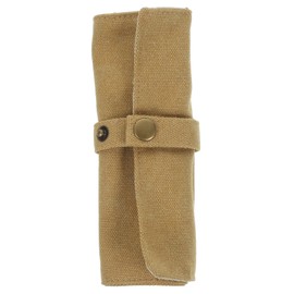 BESPORTBLE 5-slot Watch Roll Canvas Bag for Travel Small Jewelry Storage Organizer Case