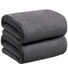 AYO Bath Towel, Set of 2, Gray, 27.6 x 55.1