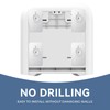 PLUSSEN Commercial Paper Towel Dispenser Wall Mount Adhesive 250+ Multifold