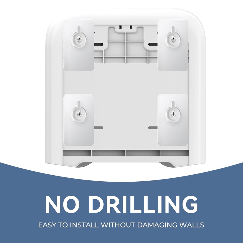 PLUSSEN Commercial Paper Towel Dispenser Wall Mount Adhesive 250+ Multifold