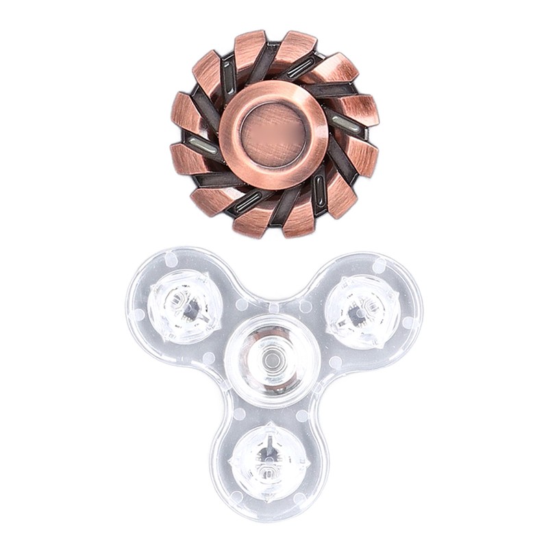 Luminous Fingertip Rotating Toy Stress Reduction and Anxiety Relief Cool