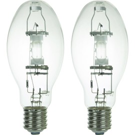 Sunlite MH250/U/MOG M58 Metal Halide Lamp, 250 Watts, Mogul Base (E39), ED28, 15,000 Hour Life Span, 21000 Lumen, Clear Finish, 4000K, 2 Pack