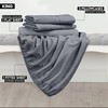 Utopia Bedding King Sheet Set - Brushed Microfiber - Soft
