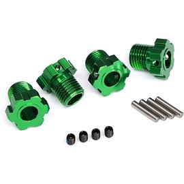 Traxxas 8654G Aluminum 17Mm Splined Wheel Hubs, Green