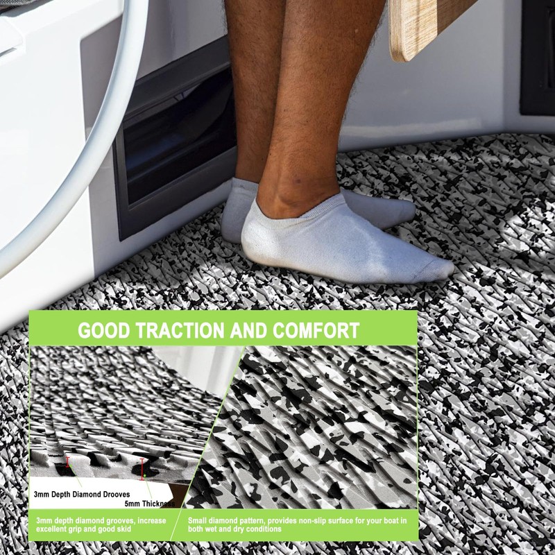 Sea Deck Boat Flooring EVA Foam Boat Decking Self Adhesive