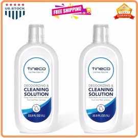 Tineco 2L Floor Cleaning Liquid 33.8 OZ x 2 for iFLOOR and FLOOR ONE Vacuums