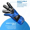 SPORIA Youth Goalie Gloves (Fluo Blue 7)