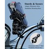 BRCOVAN Aluminum Alloy Motorcycle Phone Mount with Vibration Dampener &
