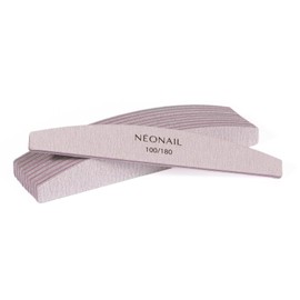 NEONAIL Set Nail Files Grey Boot 100/180 10 Pieces - Gel Nails - Nail Files for Gel Nails - Nail Care - Gel Nail Accessories - Nail File - File - Polishing File Fingernails - Files