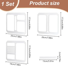 INFUNLY 4pcs/Set Acrylic Wallet Patterns Templates DIY Leather Craft Clear Stencil Templates Transparent Coin Purse Pattern Board for for Women's Leather Clutch Wallet Purse Hand Made Craft Making