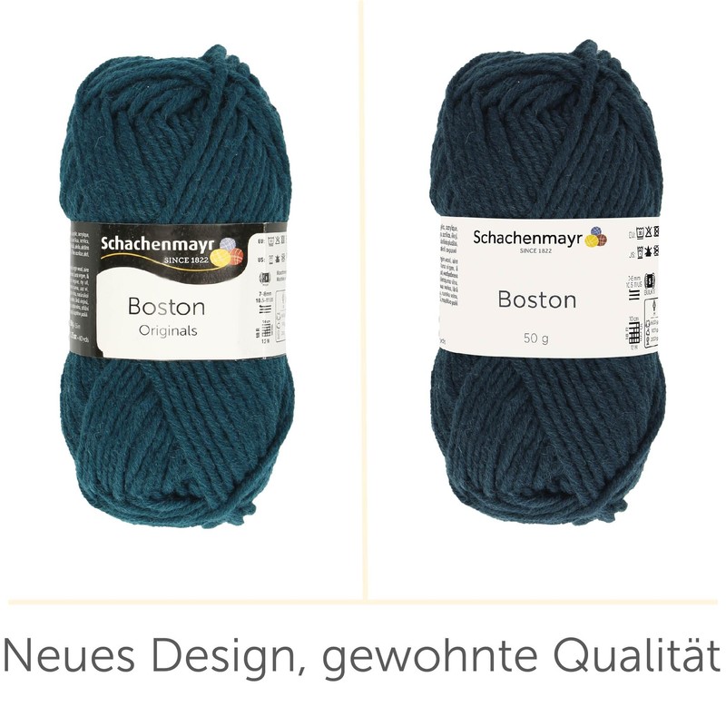 Schachenmayr Boston Hand Knitting Yarn, 50 g Teal