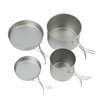 Belmont BM-094 Titanium Cooker Deep 4-Piece Set (Case Included) Made