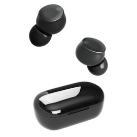Kashimura Ultra Lightweight & Beans Type Fully Wireless Earphones, AAC Waterproof IPX4, Can Be Used While Working Out! BL-141 Type-C Charging Case Included, Black