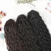 Samtress 24 Inch Drawstring Ponytail Hair Extensions Dark Brown Long