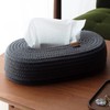 Yamazen Y-MOC-RPTC-DGY Tissue Case, Soft Material, Scandinavian Box, Box, Living