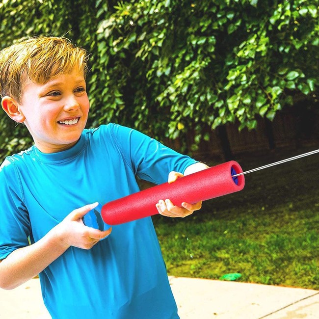 6 Pack Foam Water Blaster Set Swimming Pool Squirt Gun Toy Kids Shooter Outdoors 