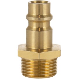 Poppstar Compressed Air Plug Nipple NW 7.2 with 3/8 Inch Male Thread for Compressed Air Connection