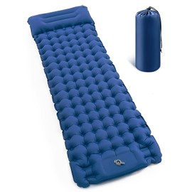 Rantizon Self Inflating Camping Mat, 2025 Upgraded Version Portable Ultralight Sleeping Camping Mat Inflatable Waterproof Camping Mattress with Pillow Sleeping Mat for Outdoor Backpacking Hiking