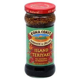 KONA COAST , Sauce Teriyaki Island, 15 OZ (Pack of 3)