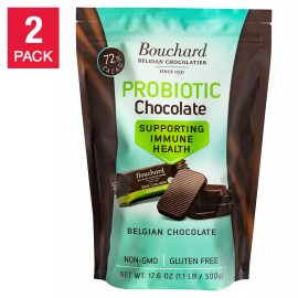 Unknown Bouchard Belgian Probiotic Chocolate 1.1 Lb 2-Pack
