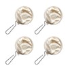 4Pcs Reusable Coffee Filters, Flannel Cloth Coffee Sock Strainers