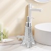 Ipetboom Ceramic Travel Silver Pump Shower Bathroom Tower Hand Eiffel