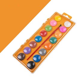 Watercolor Paint Set - Watercolor Set | Watercolor Kit | Watercolor Paint Palette | Interactive Painting Kit | Toddler Doodling Kit with Paintbrush, 16 Color Ribbon Brushes Educational Painting Set