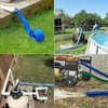 Eastrans 2.5" x 50 FT Pool Backwash Hose,Flat 4 inch