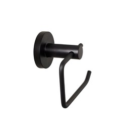 MODULATI | Portarollos de Papel de baño Negro Modelo songhai Premium de Aluminio y Zinc con fácil Montaje a Muro