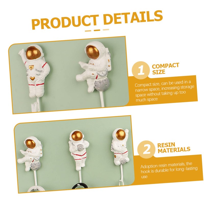 Gadpiparty 2pcs Happy Planet Hook up Hanger Holder Key Hanger