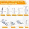 Tandefio 12 Pack Bifold Door Hardware Kits Closet Door Repair