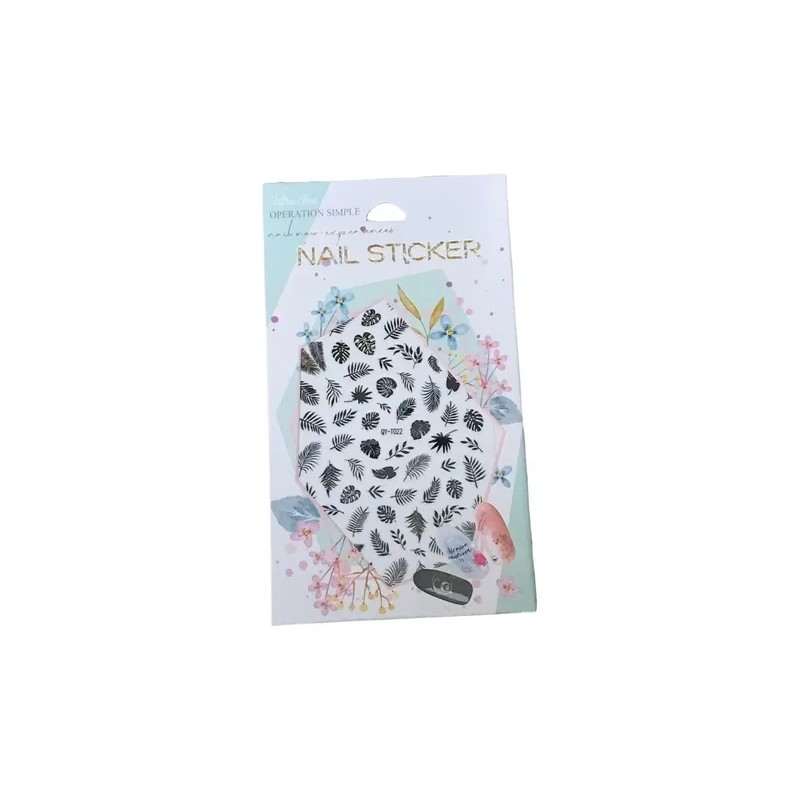 1000 Stickers Para Uñas Nail Sticker Paquete 12 Pzas