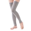 セルヴァン Silk Blend Loose Long Supporter, Gray, Set of 2