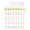 50Pcs Wool Felt Mandrel Mounted Grinding Polishing Wheel Buffing Wheel