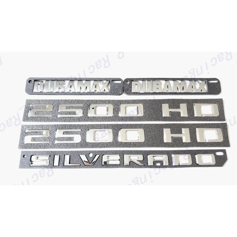 GM Auto Chrome Doors 2500HD Tailgate Silverado Hood Duramax Emblems