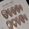Soft and tangle glass magnet [Handmade nail tip] Emily Nail