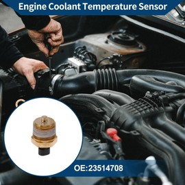 X AUTOHAUX Engine Coolant Temperature Sensor No.23514708 Water Temperature Sensor for Detroit Diesel Series 60 2001-2003 1 Pcs