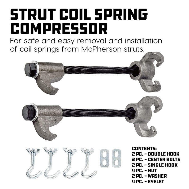 Powerbuilt 940562 Heavy Duty Strut Coil Spring Compressor
