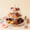 70 Pack 3500 Count Birthday Candles Bulk Multicolored Spiral Candles