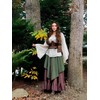 Medieval Clothing Women's Set, Retro Off Shoulder Blouse Dress, Renaissance